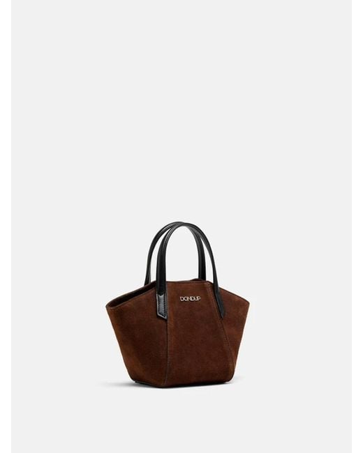 Dondup Brown Mini Crust Bag