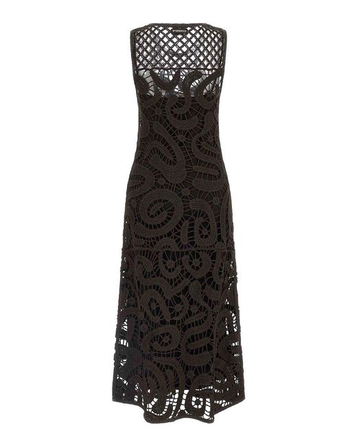Pinko Black Bufera Dresses