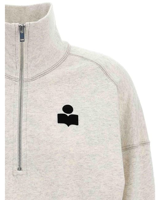 Isabel Marant White Ross Sweatshirt