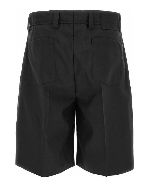 mfpen Black Classic Bermuda Shorts for men
