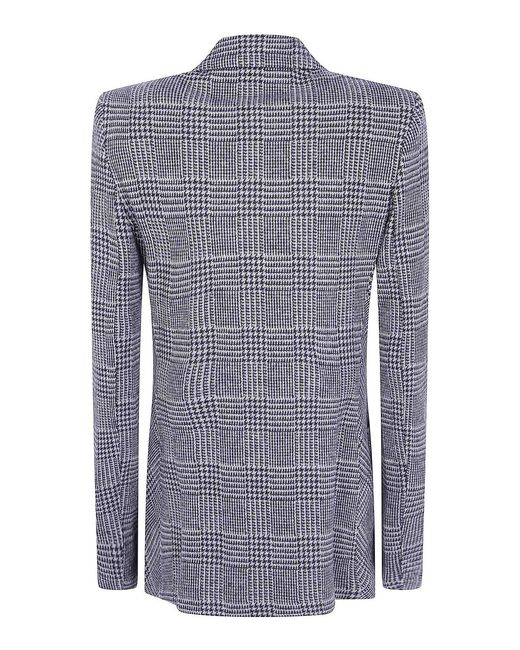 Harris Wharf London Blue Double Breast Blazer