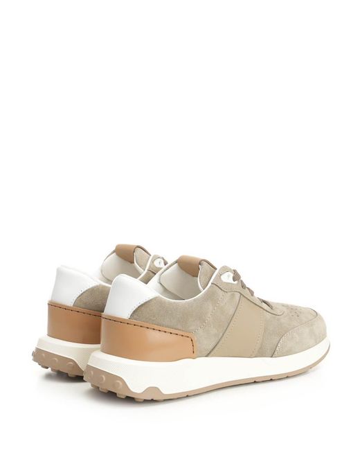 Tod's White Suede Sneakers for men