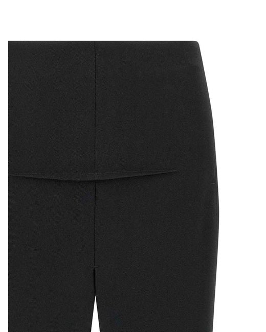 Rick Owens Black Sliced Skirt