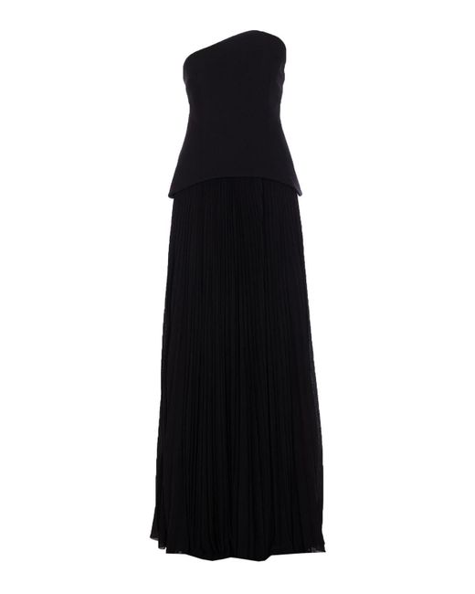 Solace London Black Britt Maxi Dress
