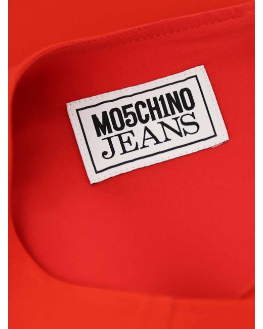 Moschino Red Salopette Dress