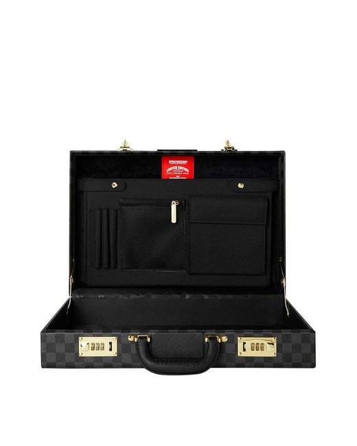 Sprayground Black Spritz Briefcase for men