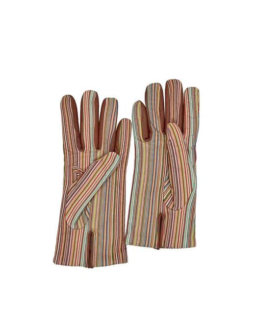 Paul Smith Brown Riga Gloves