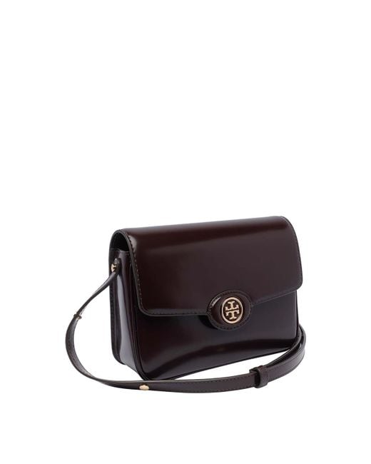 Tory Burch Brown Robinson Shoulder Bag