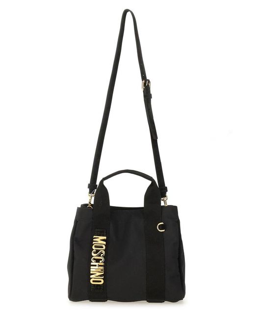 Moschino Black Bag With Logo