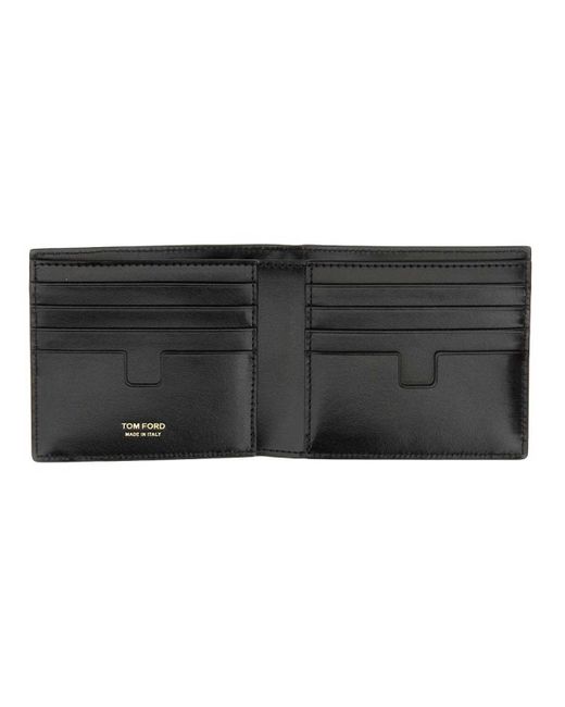 Tom Ford Gray Bi-fold Wallet for men