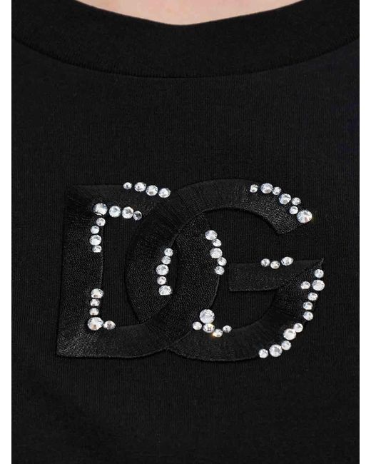 Dolce & Gabbana Black Giro M/Short T-Shirt