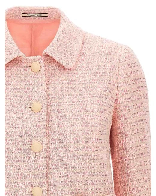 Tagliatore Pink Idelle Blazer