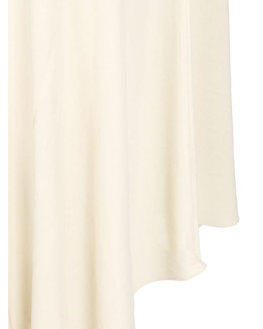 Alaïa White Jersey Dress With Belt
