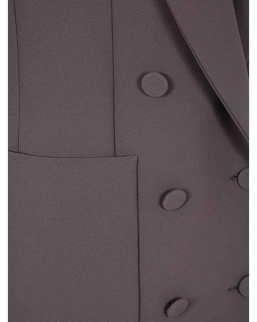 DR. HOPE Purple Over Double Breasted Coat