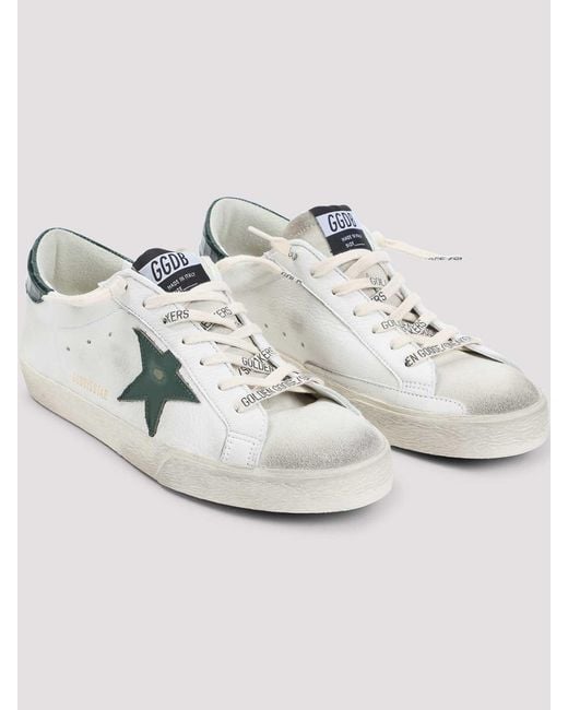 Golden Goose Deluxe Brand White Superstar Sneakers for men