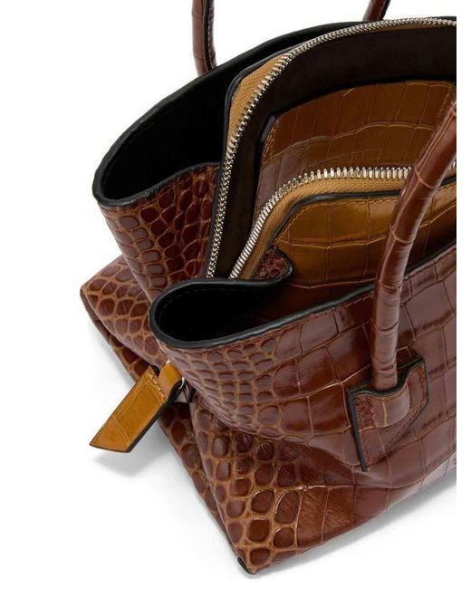 The Attico Brown La Passeggiata Mini Handbag