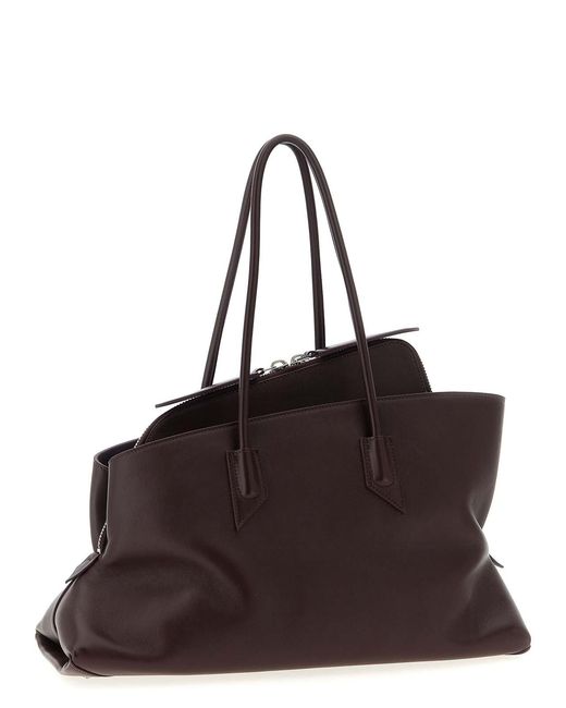 The Attico Brown La Passeggiata Medium Shoulder Bag