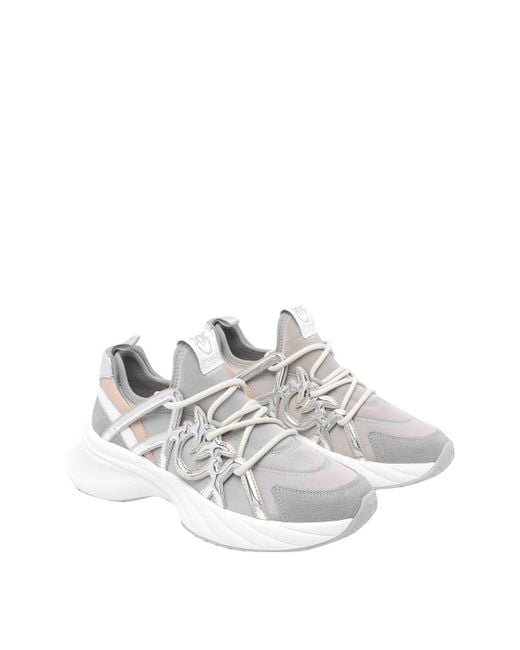 Pinko White Ariel 01 Sneakers