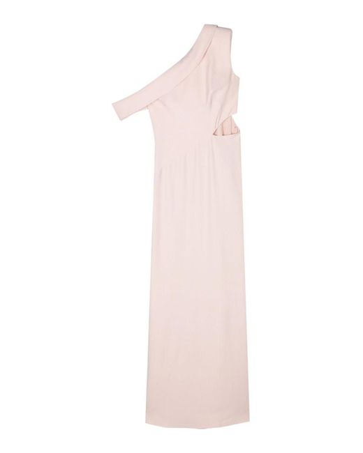 Alexander McQueen Pink Asymmetric Dress