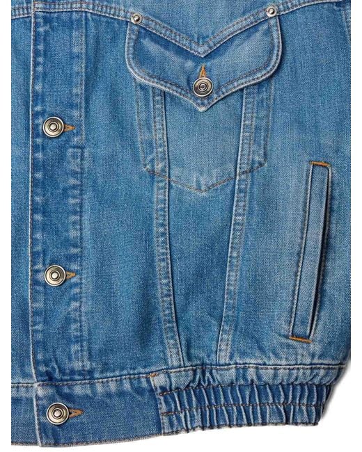 Versace Blue Outerwear for men