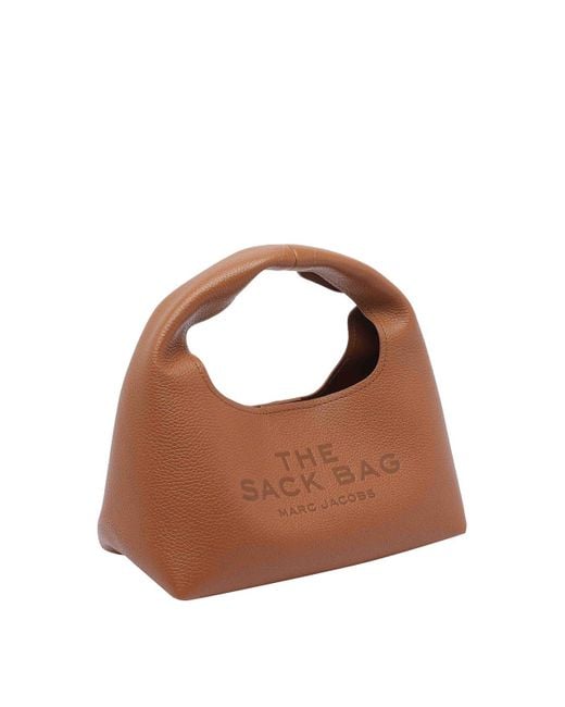 Marc Jacobs Brown The Mini Sack Handbag