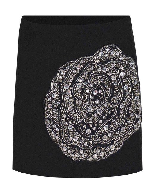 Pinko Black Dress Made Of Viscose Blend