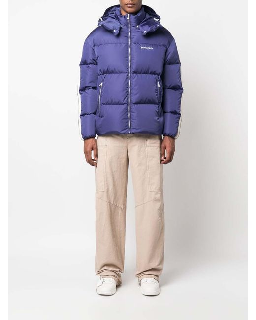 Palm Angels Natural Wide-Leg Cotton Cargo Trousers for men