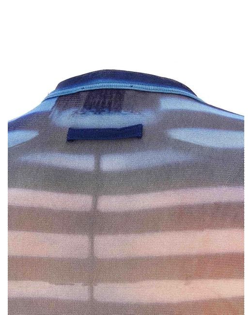 Jean Paul Gaultier Blue Top