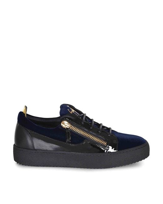 Giuseppe Zanotti Blue Sneakers for men