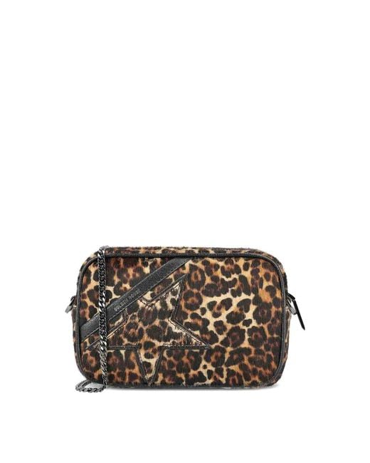 Golden Goose Deluxe Brand Gray Star Mini Animalier Bag