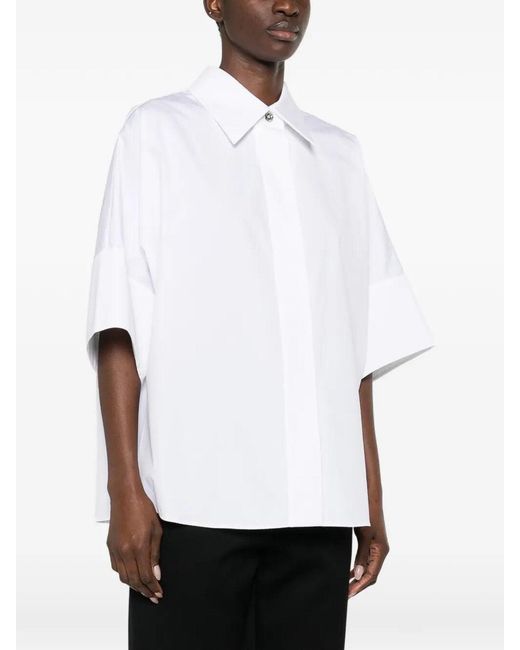 Givenchy White Short Sleeves Shirt
