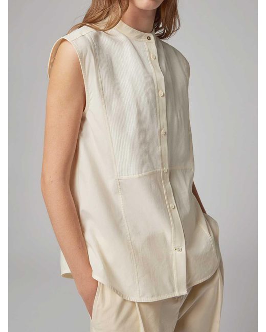 Paul Smith Natural Korean Sleeveless Shirt