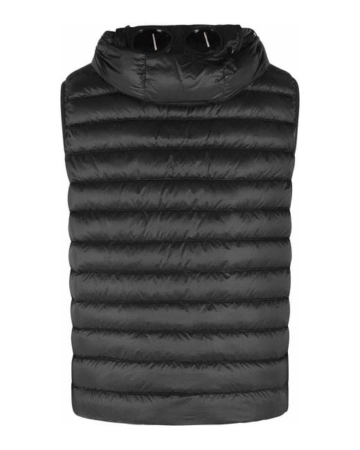 C P Company Black Dd Shell' Polyamide Vest for men