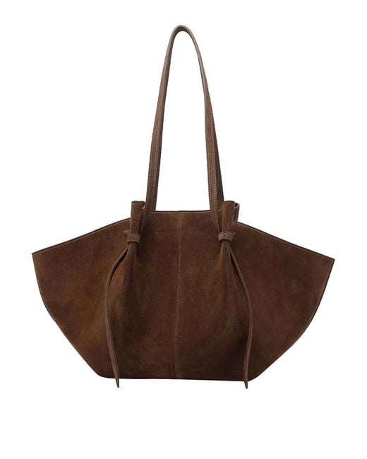 Yuzefi Brown Large Mochi Shoulder Bag