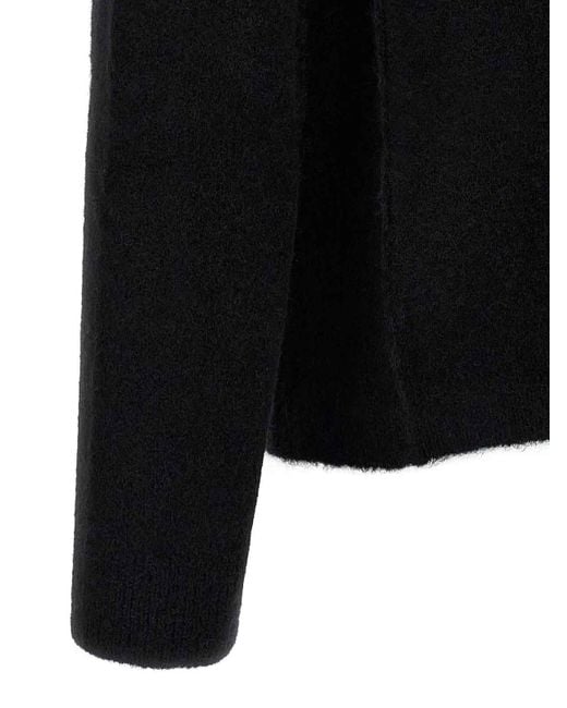 Rick Owens Black 'Ls Top' Sweater for men