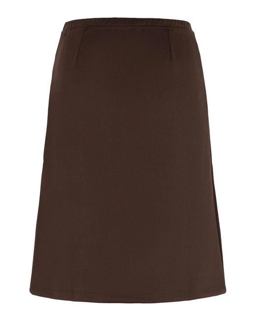 Courreges Brown Polyester Skirt