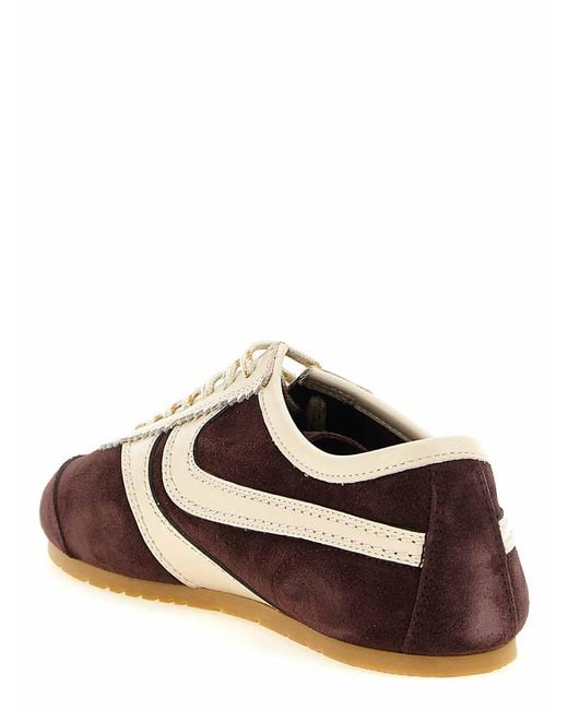 Dries Van Noten Brown Suede Sneakers