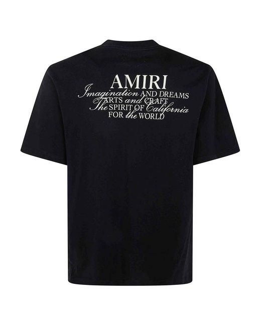 Amiri Black Spirit Tee for men