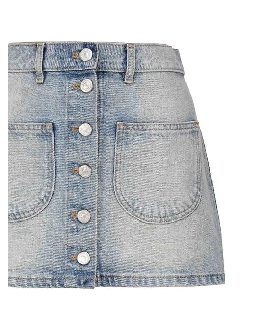 Courreges Blue Mini Skirts