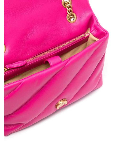 Pinko Pink Love One Classic' Bag Fuchsia Padded