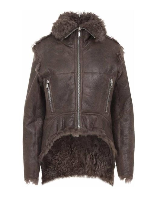 Rick Owens Brown Exploder Jacket