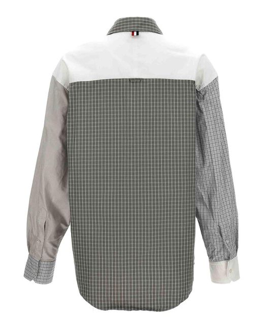 Thom Browne White Funmix Shirt for men