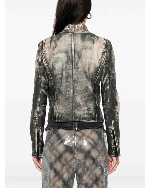 DIESEL Natural Leather Outerwear