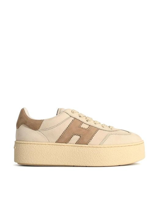 Hogan Natural Cool' Leather Sneakers