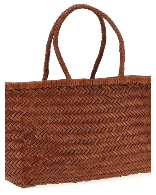 Dragon Diffusion Bamboo Triple Jump Large Shoulder Bag in Brown | Lyst