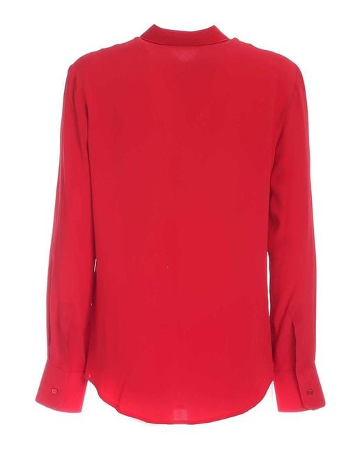 Vivetta Red Hands Collar Shirt