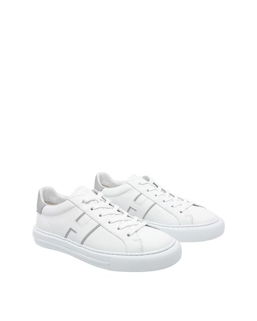 Hogan White H691 Sneakers for men