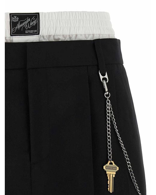 Alexander Wang Black Midi Skirt