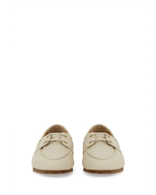 Bally White Moccasin Pathy