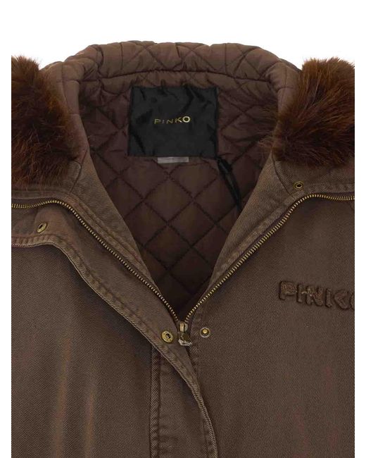 Pinko Brown Patria Parka
